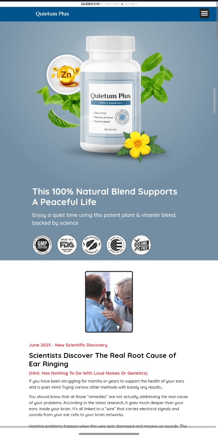 Quietum Plus Hearing Support